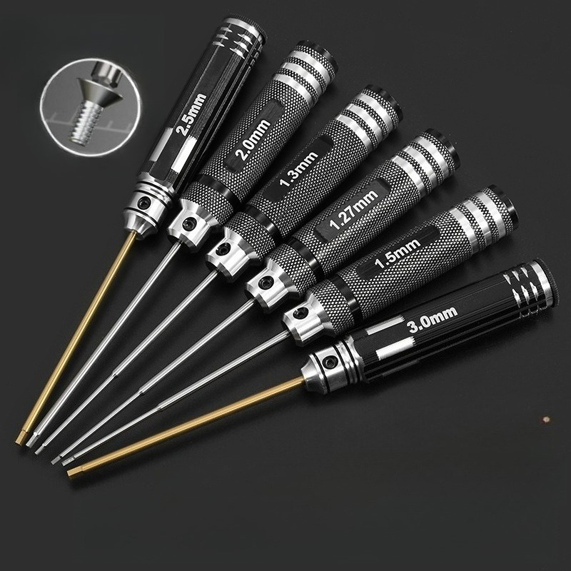 Model Kit Perfect Grade - HSS/TiCN Hex Screwdriver Set Metric Ultra