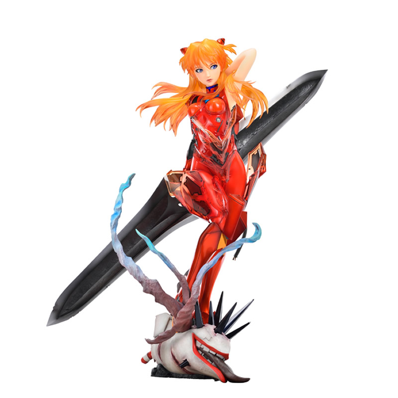 Model Kit Evangelion Bandai - 1/4 Asuka Langley Evangelion Unpainted Unassembled
