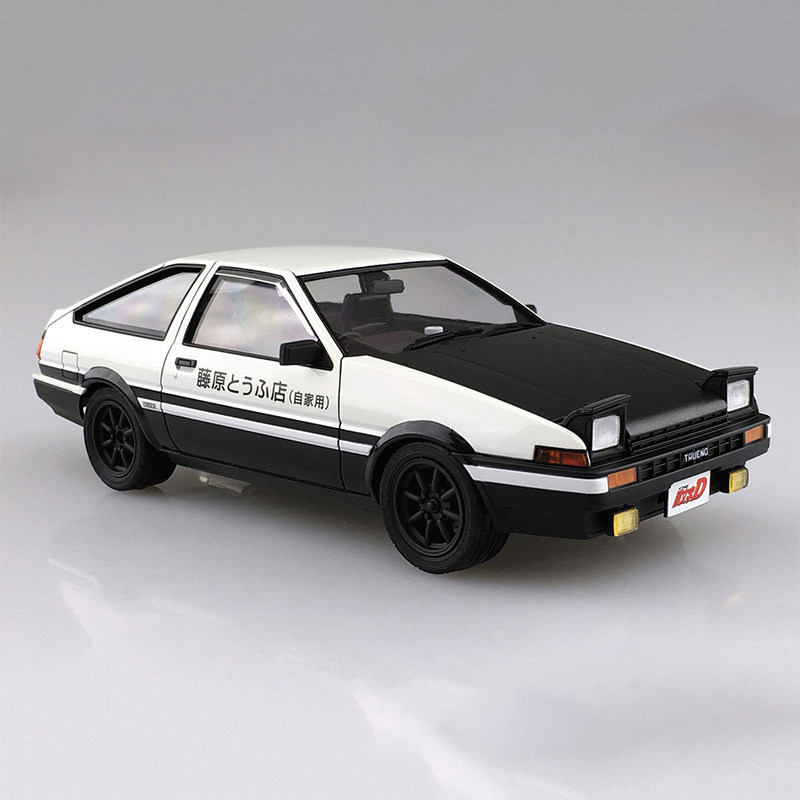 Model Kit Ae86 - Static assembly car model Aoshima-05961-B 1/24