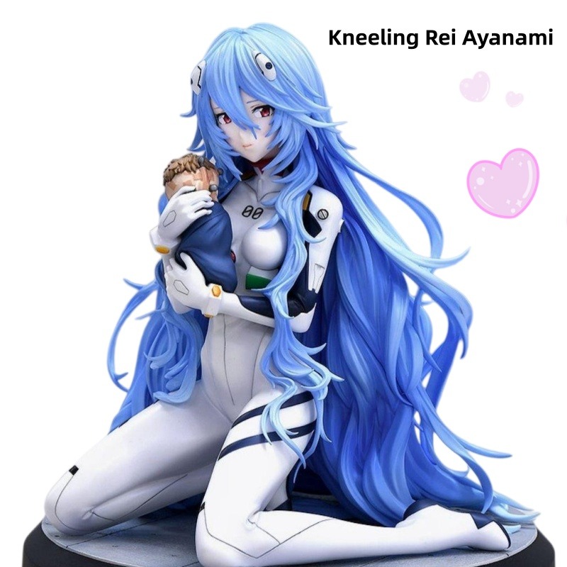 Model Kit Evangelion Bandai - Neon Genesis Evangelion Figure: Kneeling Long-Hair