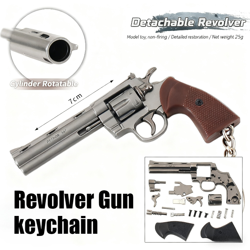 Model Kit Revolver - New 1:3 Scale Detachable Metal Gun