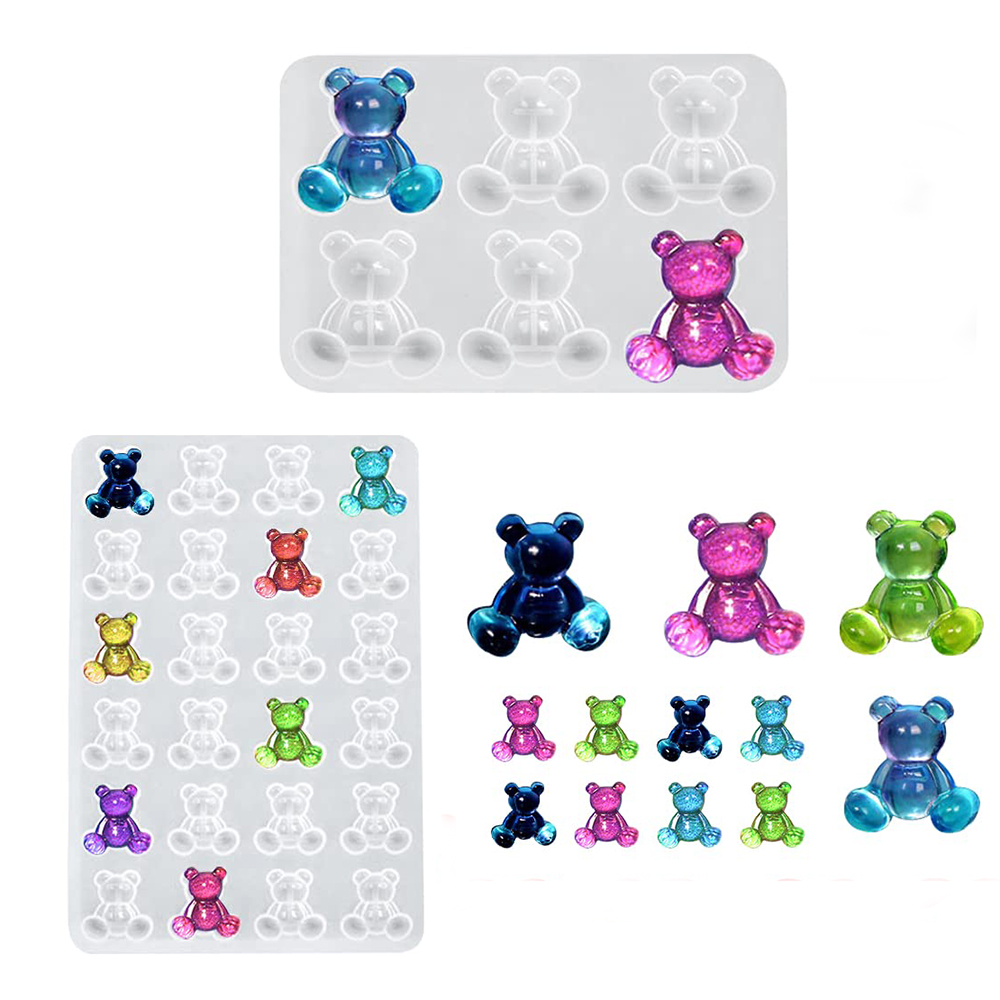 Model Kit Varnish - Crystal Bear Resin Silicone Molds Small