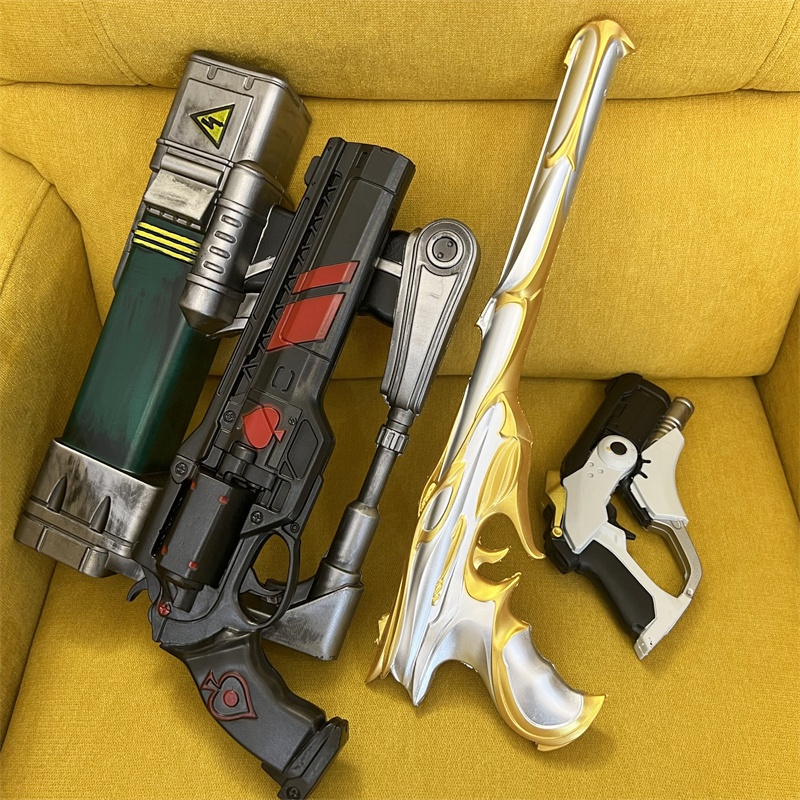 Model Kit Revolver - Cosplay Golden Guns Laser Rifle Revolver