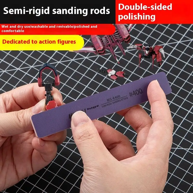 6Pcs MS-E400-1500 Semi-rigid S - Sanding Stick Set recension och pris