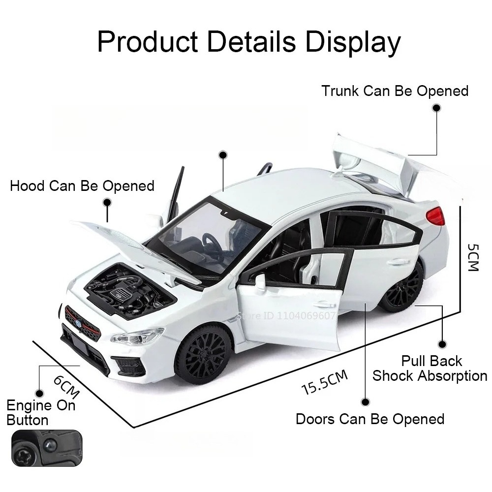 1:30 Scale WRX STI AE86 Model  - Model Kit Ae86 recension och pris