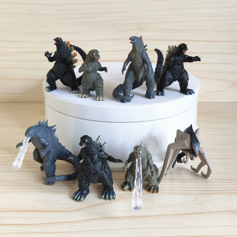 8Pcs/Set Godzilla King Ghidora - Model Kit Godzilla recension och pris