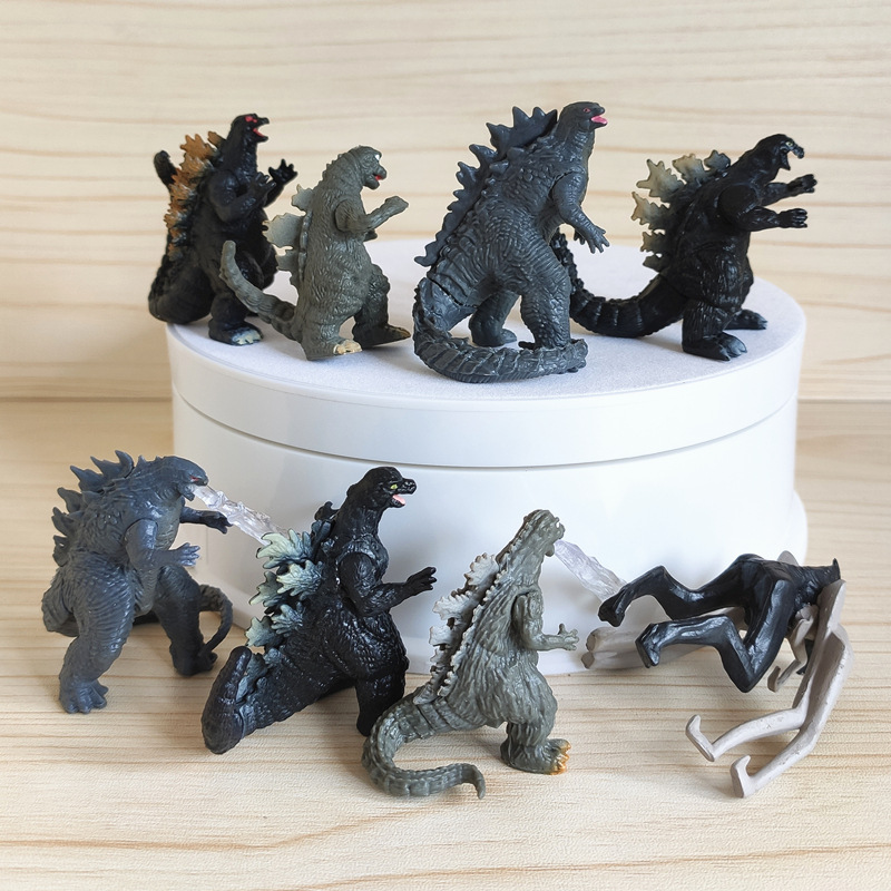 8Pcs/Set Godzilla King Ghidora - Model Kit Godzilla recension och pris