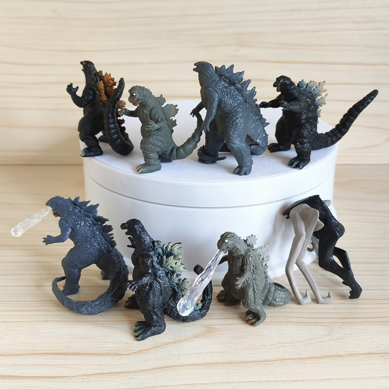 8Pcs/Set Godzilla King Ghidora - Model Kit Godzilla recension och pris