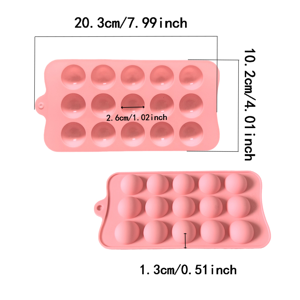 15 cavity semi-circular chocol - Model Kitchen Set recension och pris
