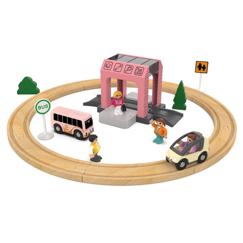 Wooden Railway Track Set Elect - Model Kit Runner recension och pris