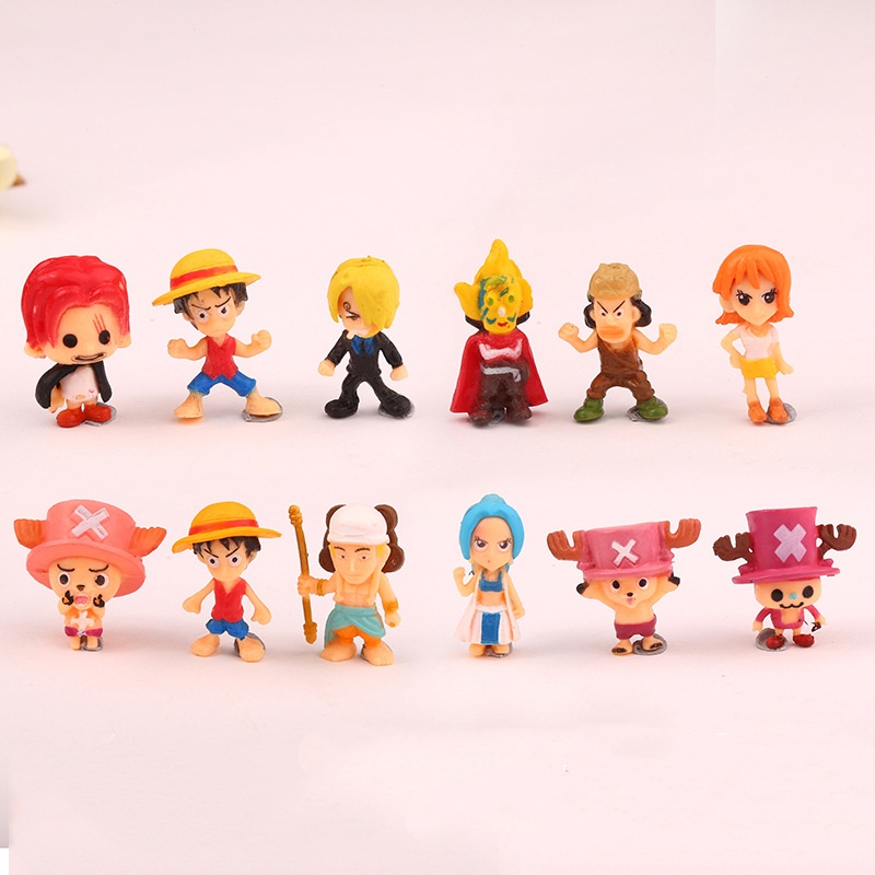 6-12Pcs/Set One Piece Monkey D - Model Kit Chopper recension och pris