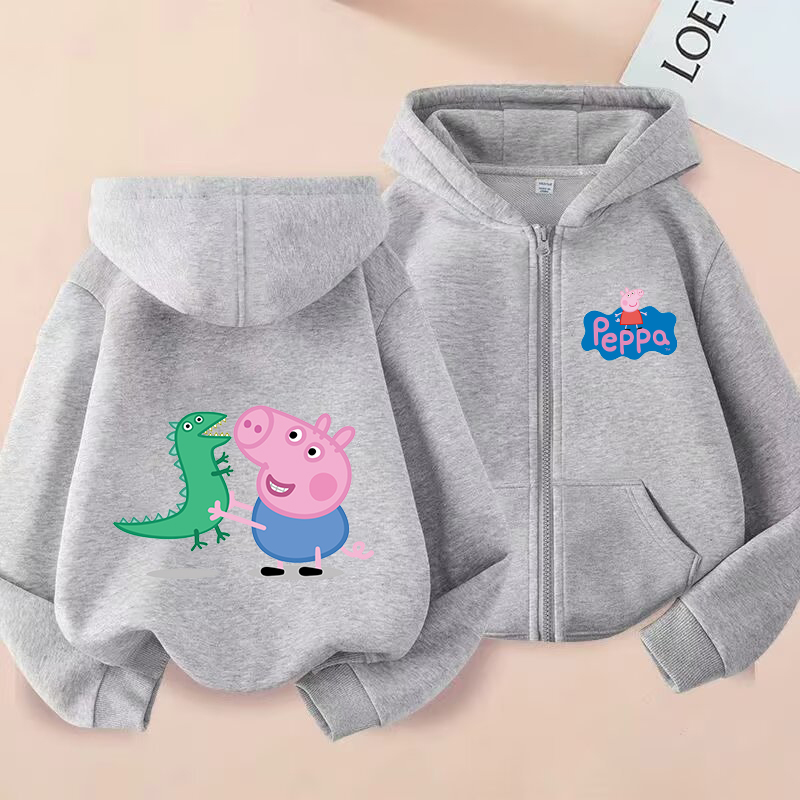 Peppa Pigs Kids Zipper Hoodies - Model Kit Varnish recension och pris