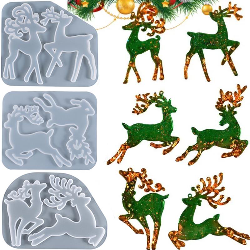 Christmas Elk Epoxy Resin Mold - Model Kit Varnish recension och pris