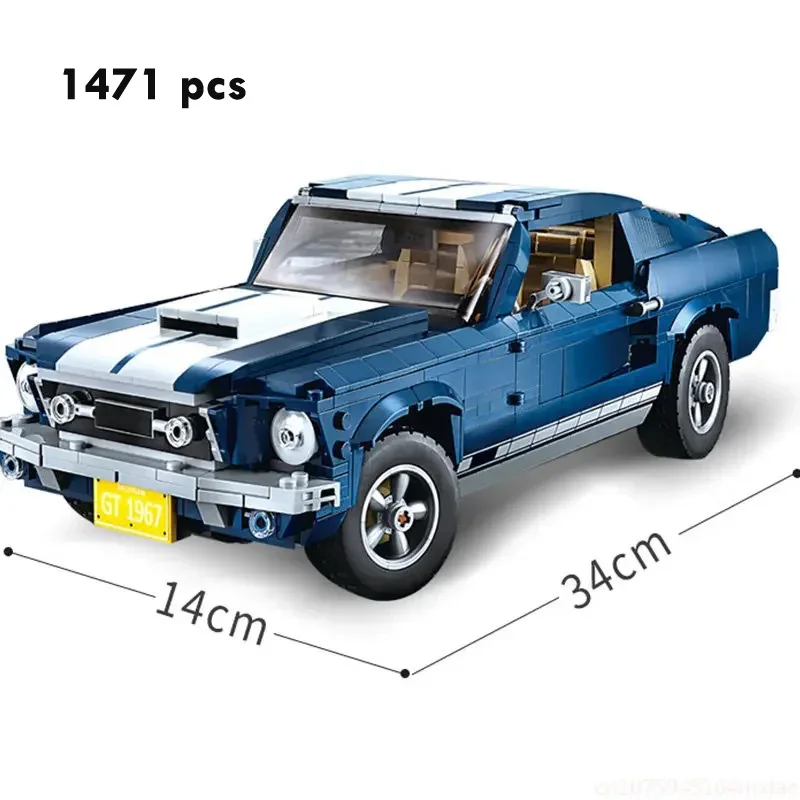 MOC 1471PCS Mustangs Sports Ra - Model Kit Mustang recension och pris