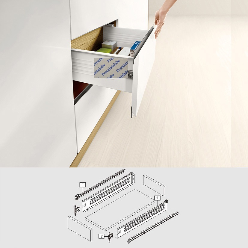 1Pair Metal Box Single Wall Dr - Model Kit Runner Organizer recension och pris