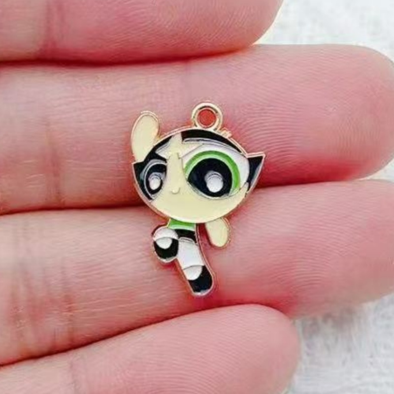 10pcs Alloy Oil-Dripping Carto - Model Kit Girl recension och pris