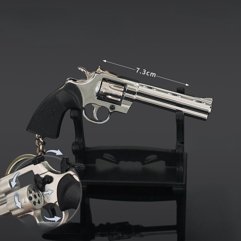 7.3cm/2.87in Mini Alloy Small  - Model Kit Revolver recension och pris