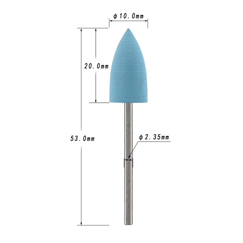5Pcs/Set Silicone Nail Drill B - Sanding Stick Set recension och pris