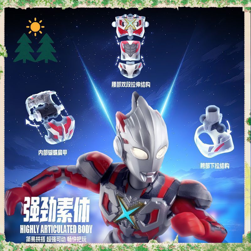 Original Blokees Ultraman Star - Model Kit Ultraman Tiga recension och pris