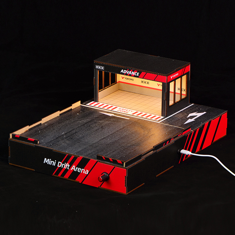 1:64 Scale DIY Drift Track Dio - Model Kit Simulator recension och pris