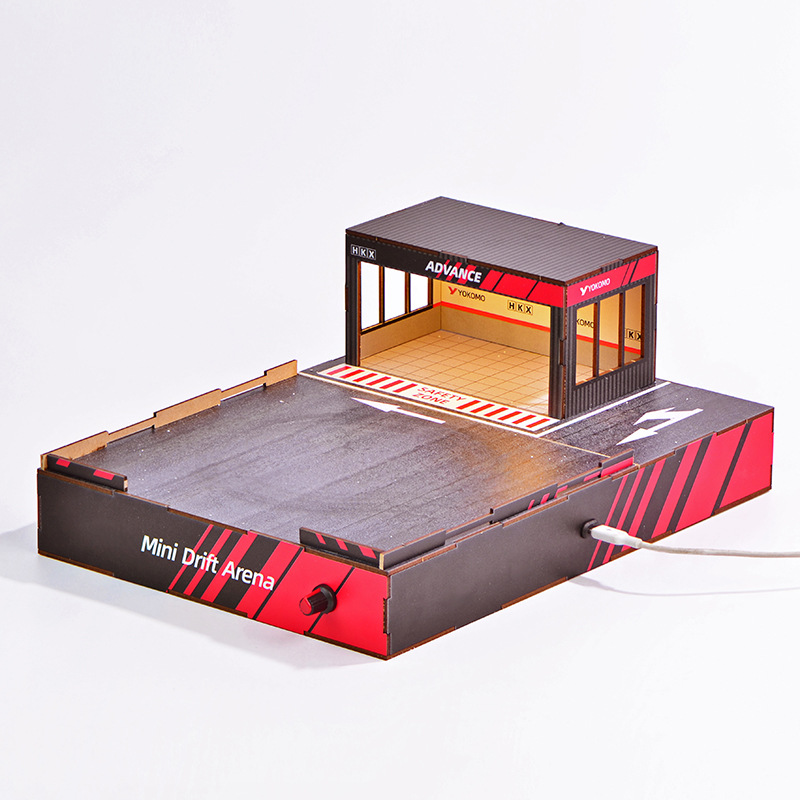 1:64 Scale DIY Drift Track Dio - Model Kit Simulator recension och pris