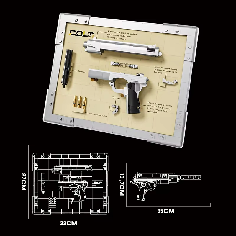 Mechanical Revolver Model Buil - Model Kit Revolver recension och pris
