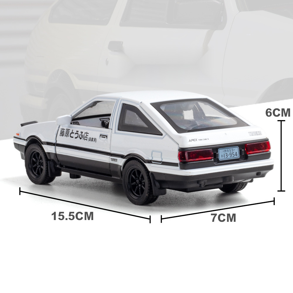 1:32 INITIAL D AE86 Car Model  - Model Kit Ae86 recension och pris