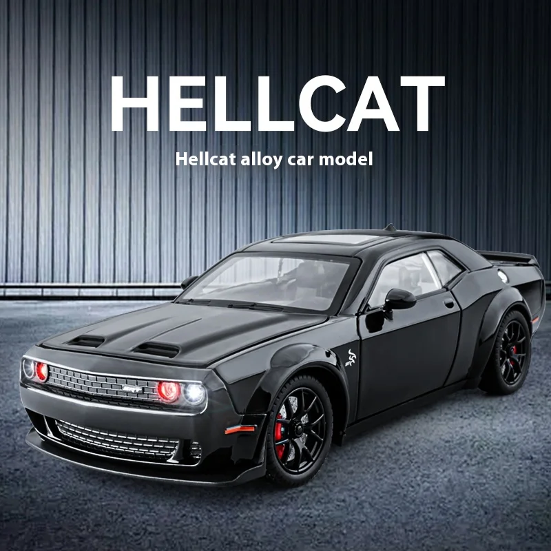 1:24 Dodge Challenger SRT Hell - Model Kit Mustang recension och pris