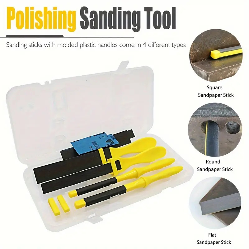4pcs Sanding Sticks Set w/ Pla - Sanding Stick Set recension och pris