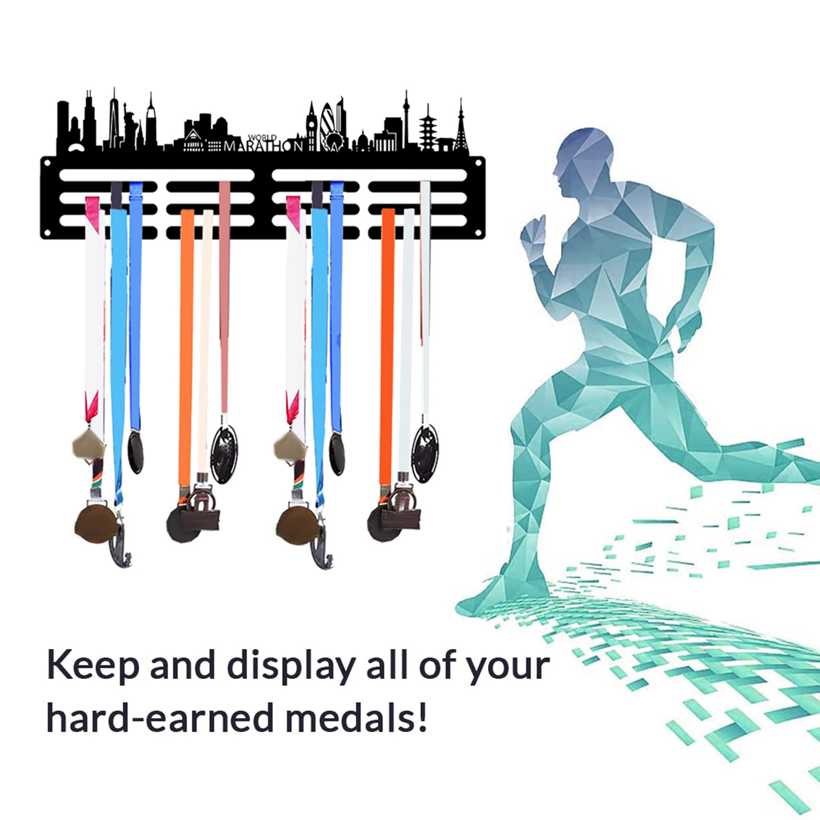Medal Display Hanger Wall Moun - Model Kit Runner Organizer recension och pris