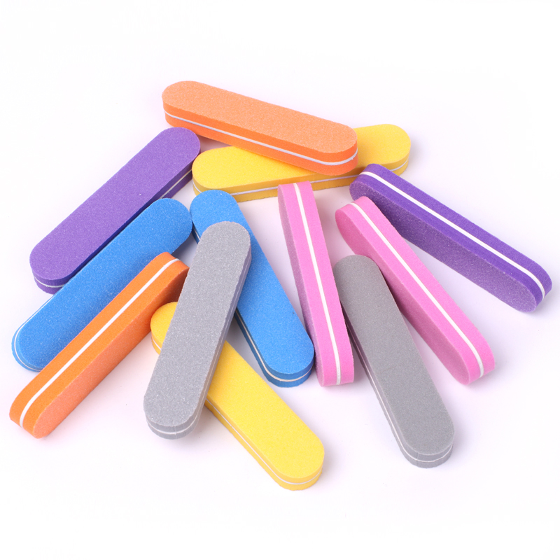 10Pcs Mini Nail File Buffer Bl - Sanding Stick Set recension och pris