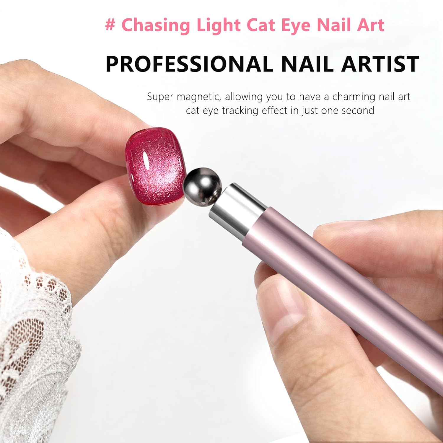 Cat Eye Magnetic Ball With Nai - Sanding Stick Set recension och pris