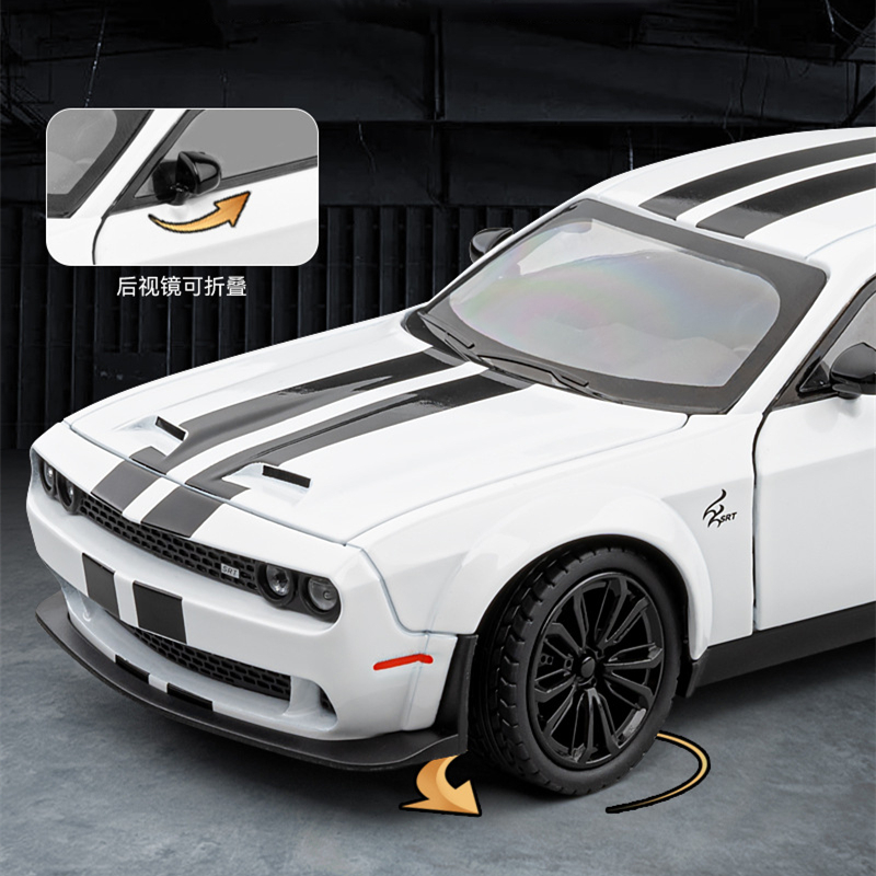 1:24 Dodge Challenger SRT Hell - Model Kit Mustang recension och pris