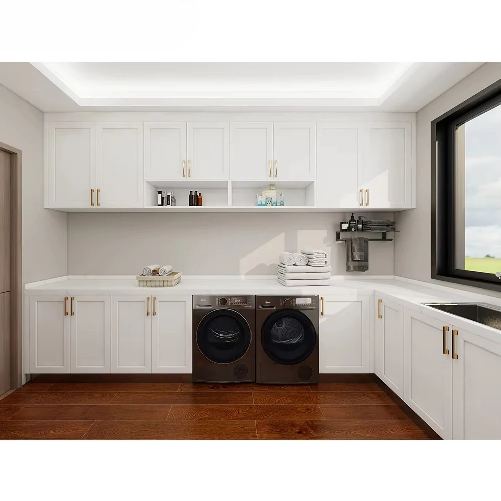 Full set of white cabinets mod - Model Kitchen Set Aluminium recension och pris