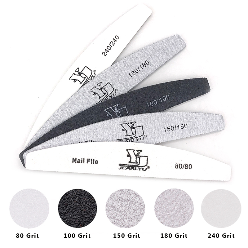 5Pcs/Lot Nail File Mix Color L - Sanding Stick Set recension och pris