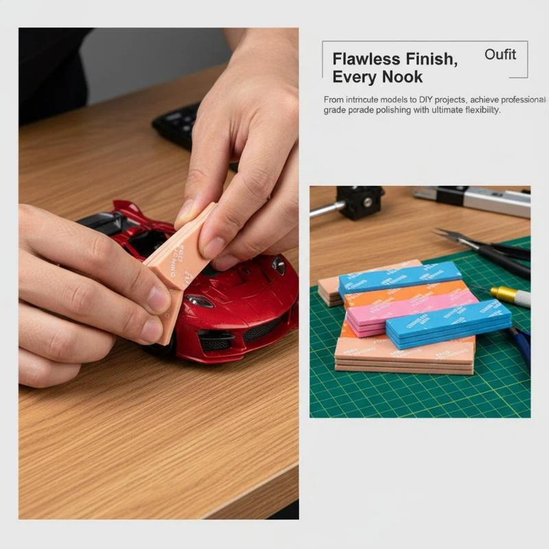 9Pcs Model Sanding Sticks Semi - Sanding Stick Set recension och pris