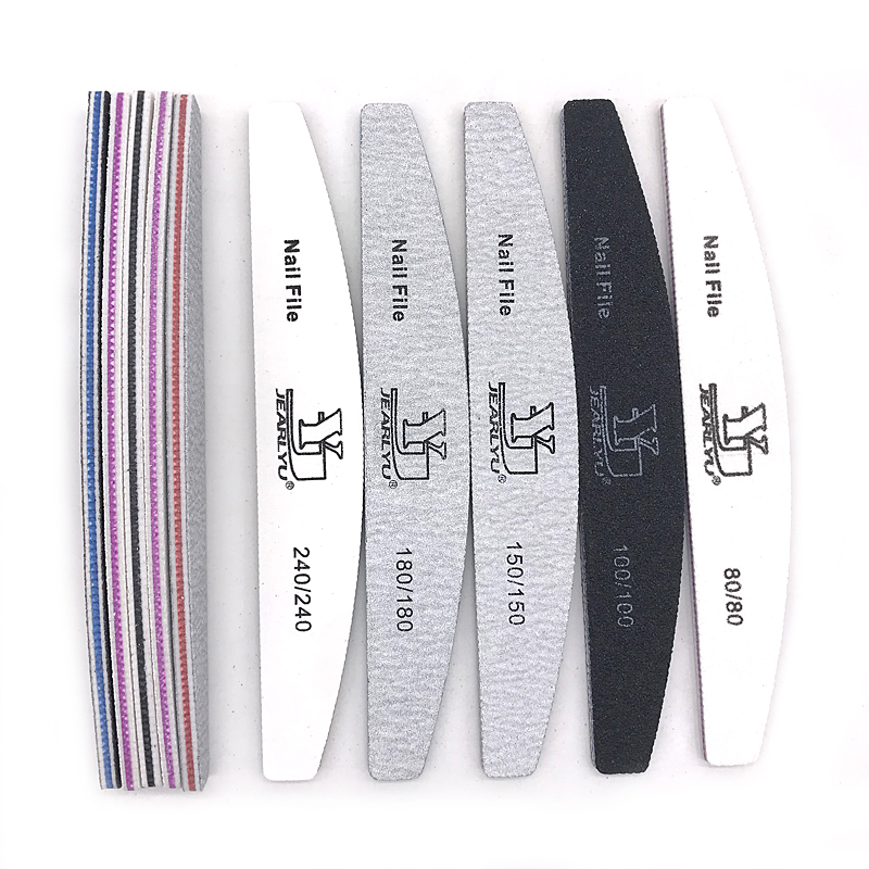 5Pcs Nail File Set Mix Color P - Sanding Stick Set recension och pris