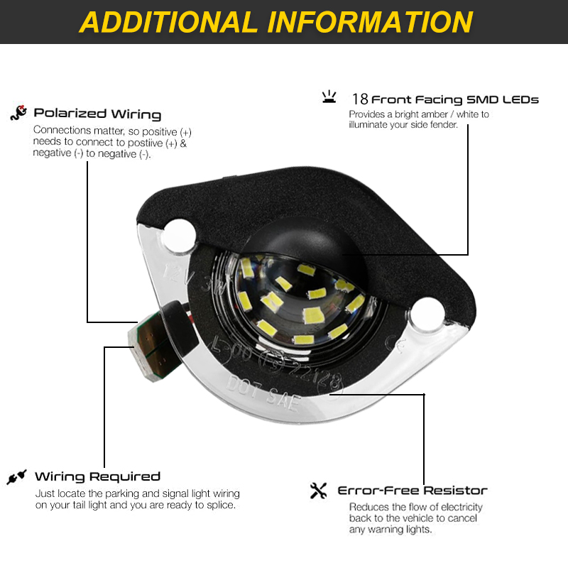 LED License Plate Light For Fo - Model Kit Mustang recension och pris