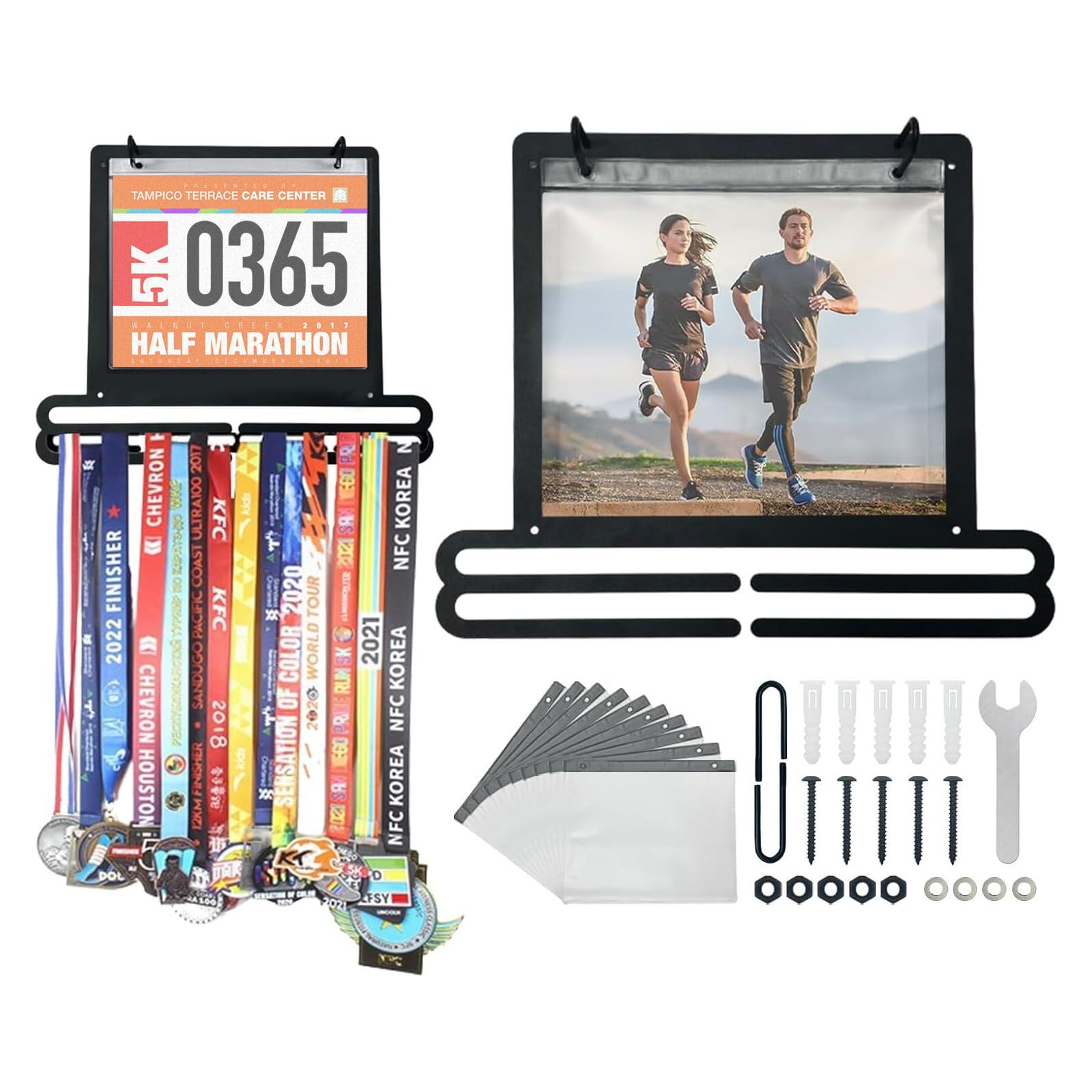 Premium Race Bib and Medal Dis - Model Kit Runner Organizer recension och pris