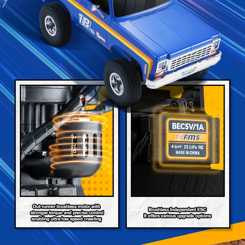 FMS FCX18/24 Upgrade to Out-ru - Model Kit Runner Organizer recension och pris