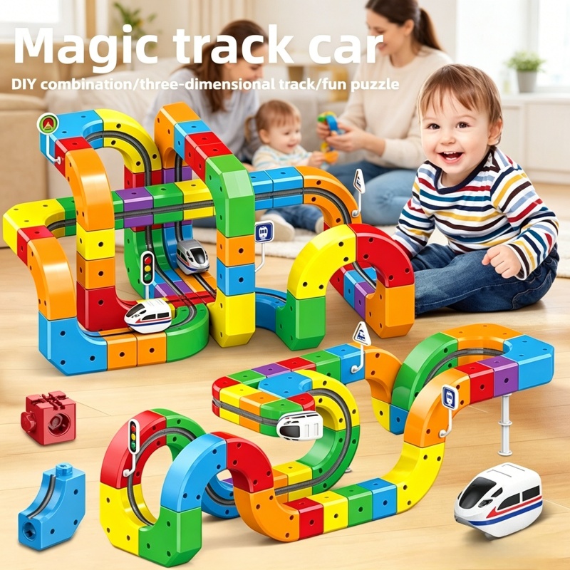 Children DIY Magic Track Train - Model Kit Runner recension och pris