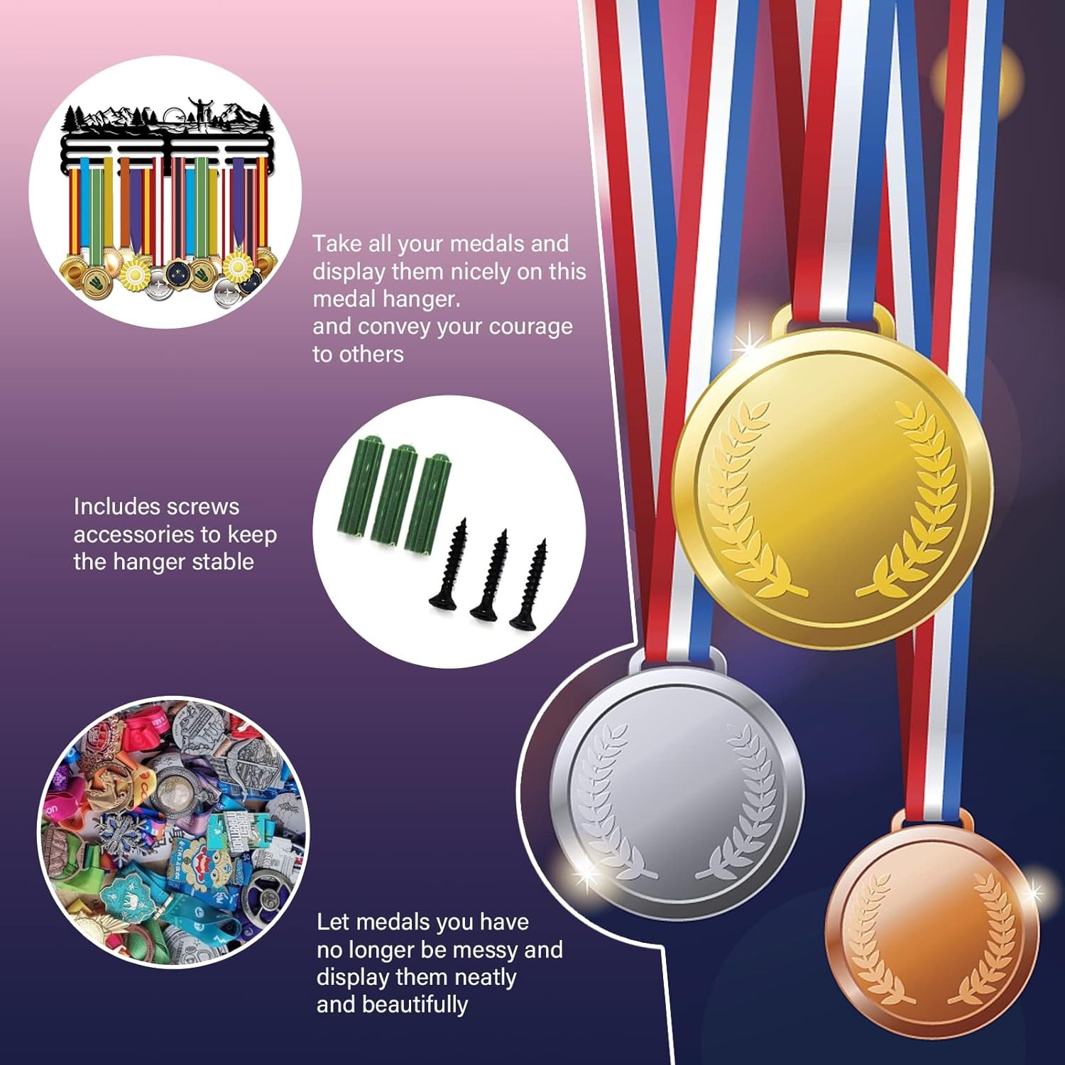 Awards Display Shelf Medal Hol - Model Kit Runner Organizer recension och pris
