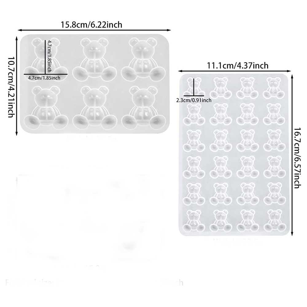 Crystal Bear Resin Silicone Mo - Model Kit Varnish recension och pris