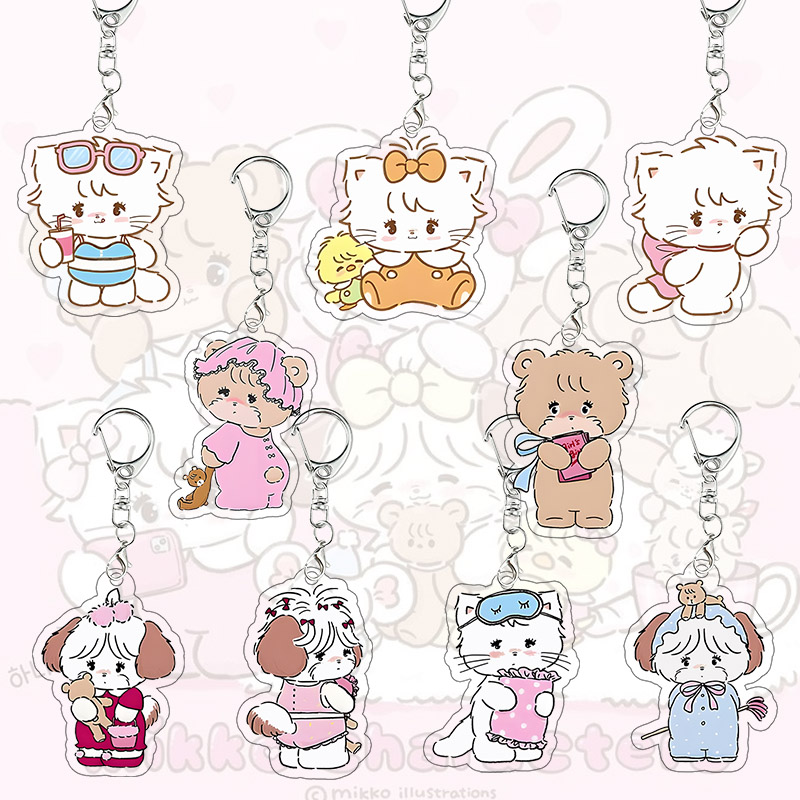 Mikko Kawaii Acrylic Keychain  - Model Kit Girl recension och pris