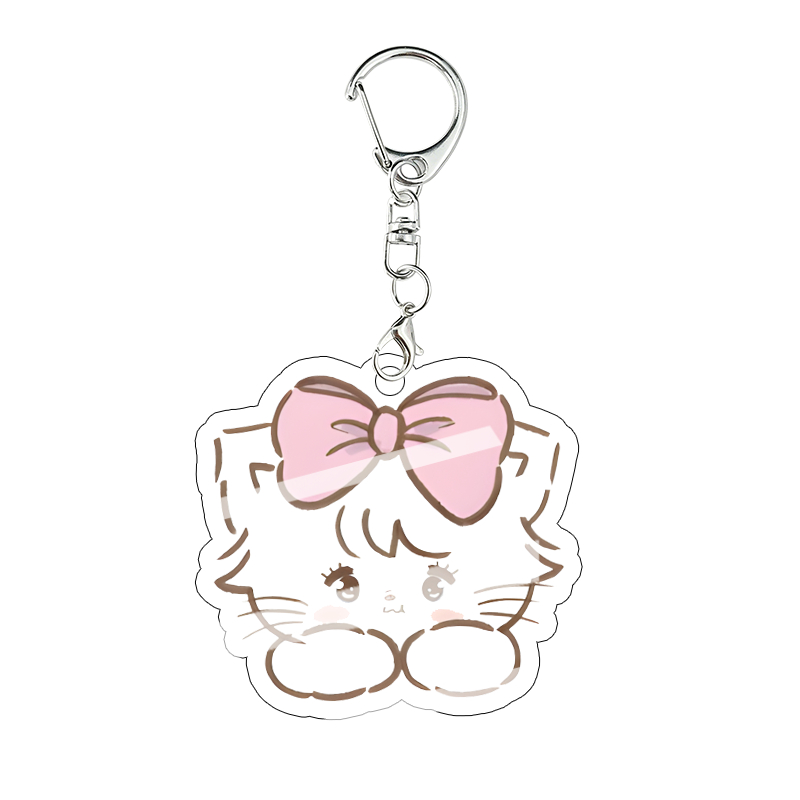 Mikko Kawaii Acrylic Keychain  - Model Kit Girl recension och pris
