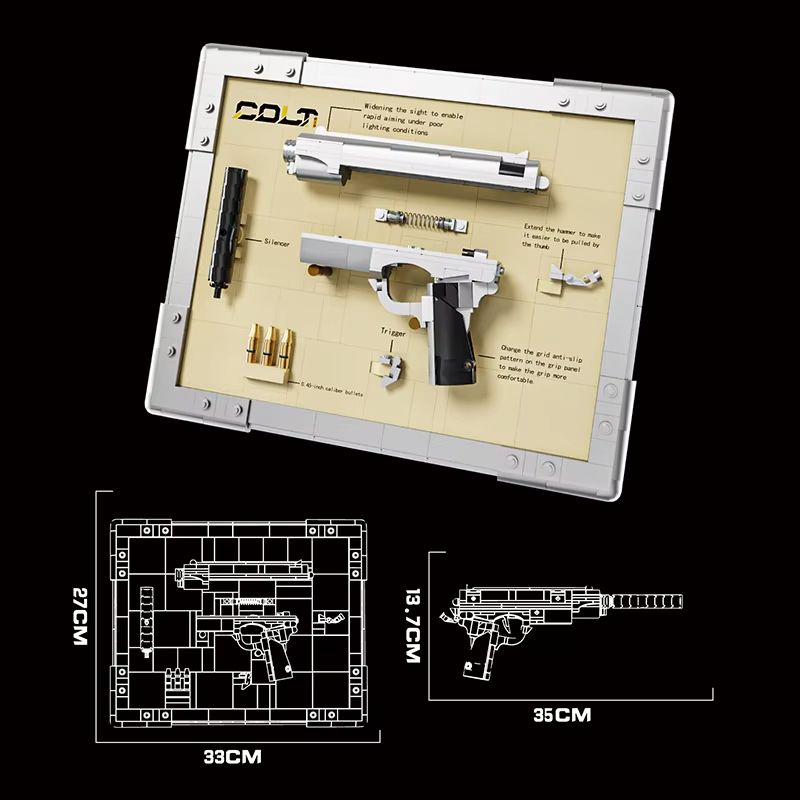 Mechanical Revolver Model Buil - Model Kit Revolver recension och pris