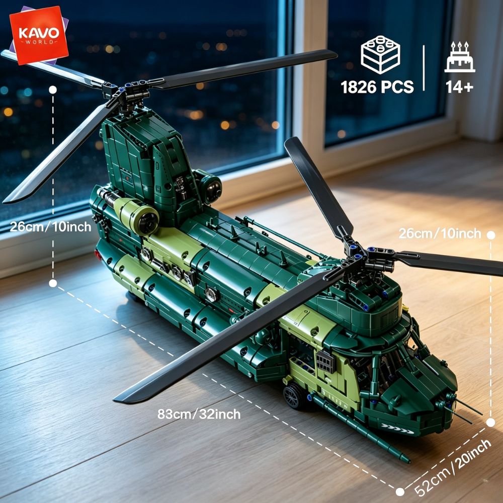 KAVOWORLD 1826pcs 32inch Large - Model Kit Perfect Grade recension och pris